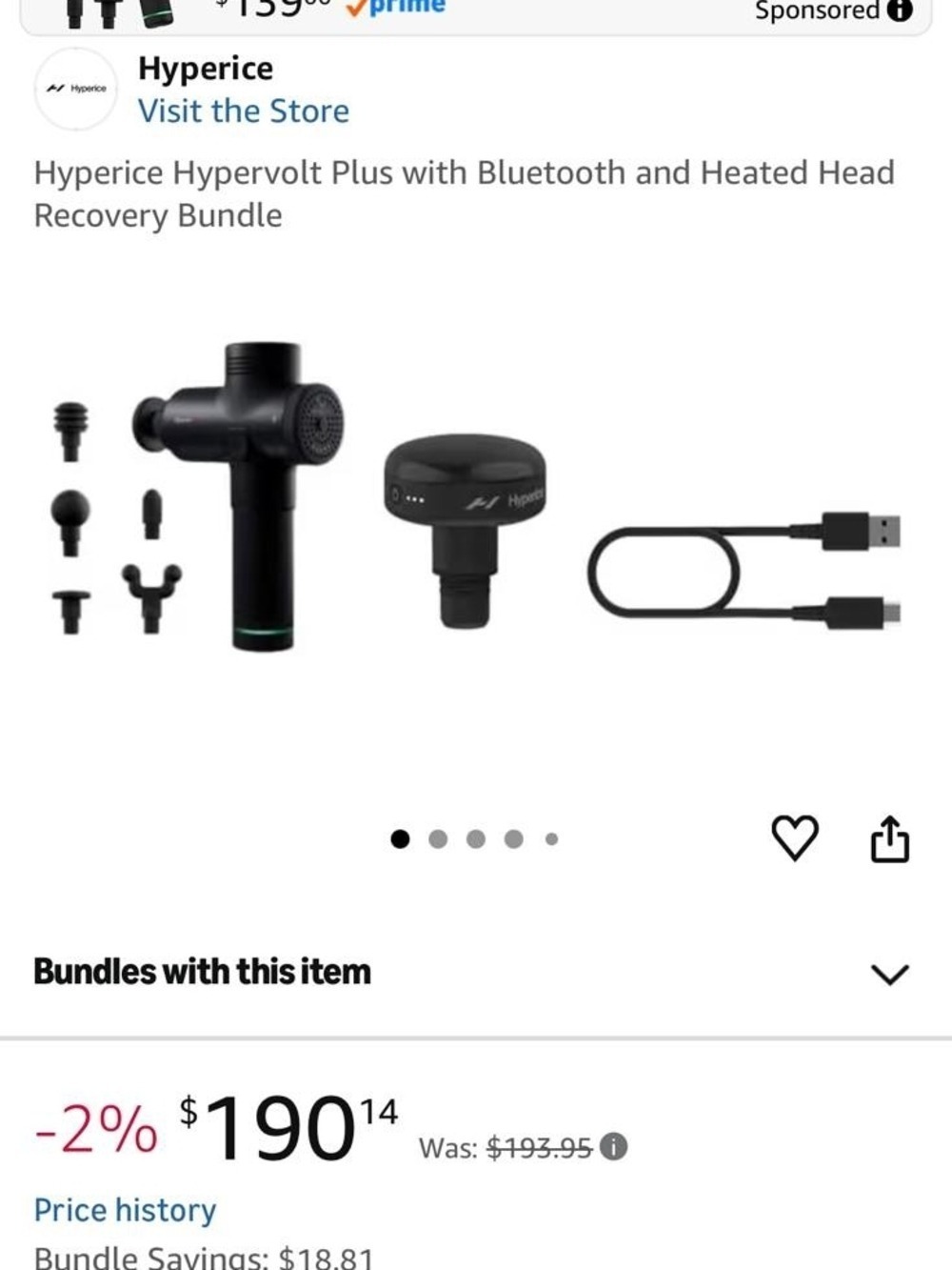 Hypervolt Plus  Message Device Attachment - Black - Picture 10 of 10